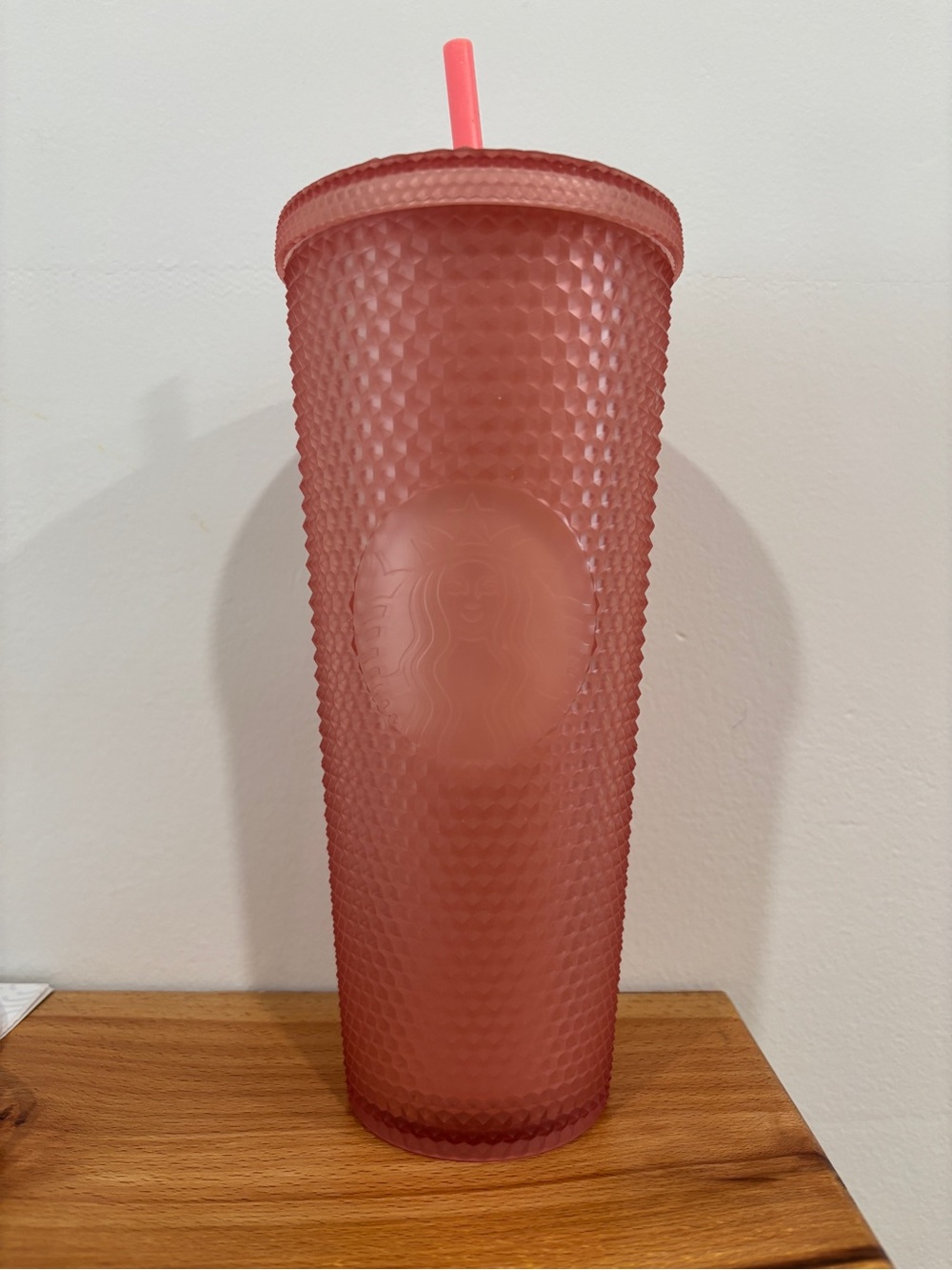 Starbucks Venti Pink studded Reusable Tumbler with Straw